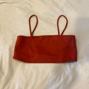 Bra top burnt orange